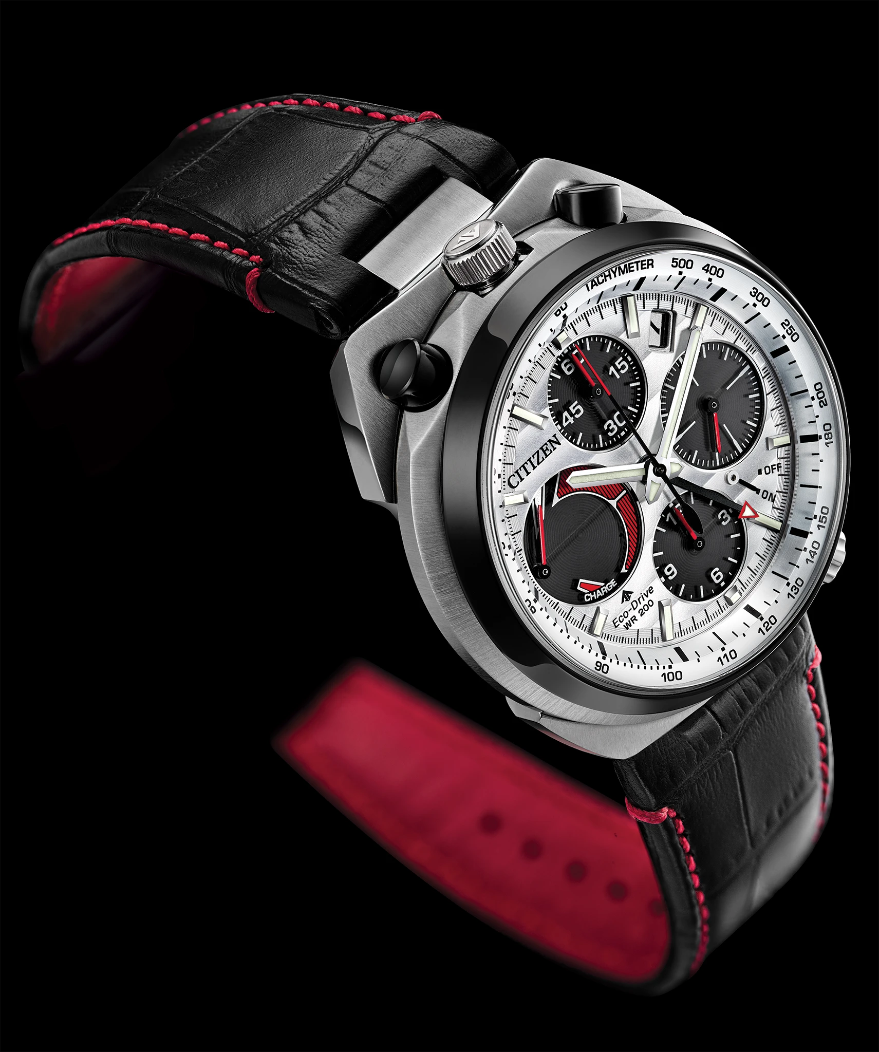 Promaster Tsuno Chronograph Racer - Men's AV0071-03A Red Watch
